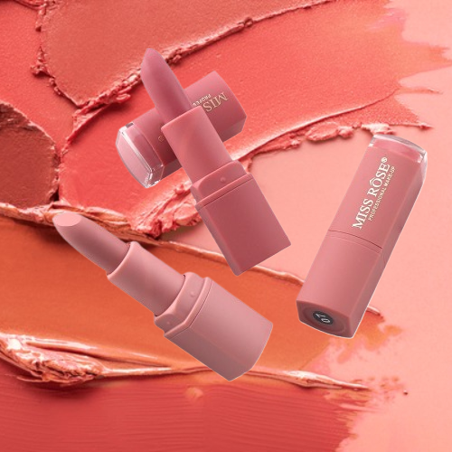 Miss Rose Matte Waterproof Lipstick 12-D Electric Poppy (Quality Guaranteed✔)