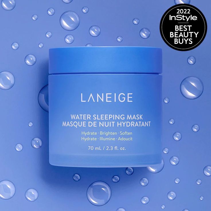 LANEIGE WATER SLEEPING MASK 70ml: Nourish, Hydrate, Vitamin C, Murumuru & Shea Butter, Antioxidants, Flaky, Dry Lips (Copy)